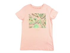 Name It peach bud paradise glitter t-shirt